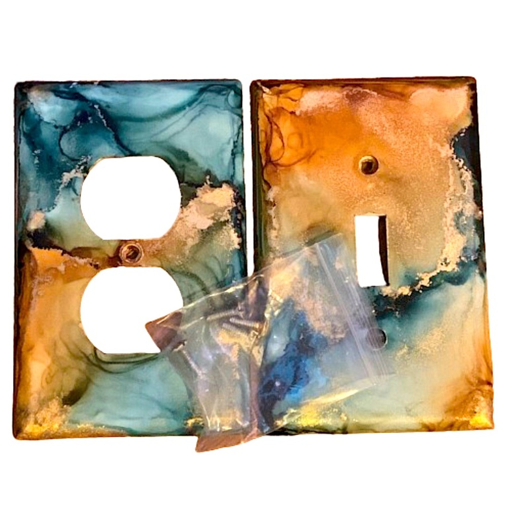 Hand Painted Light Switch Plates